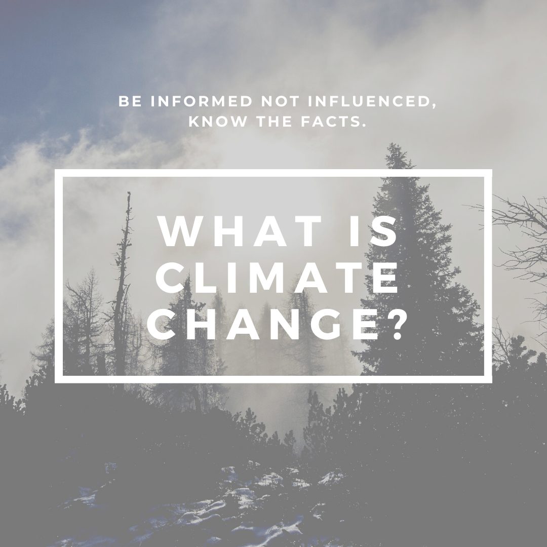 Be informed not influenced. Know the facts. What is climate change and how is it different from global warming? 